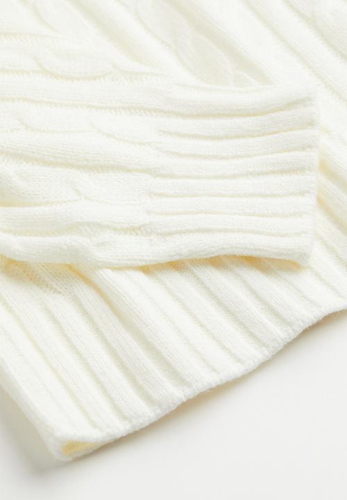 H&M - Jumper -  cream/new york