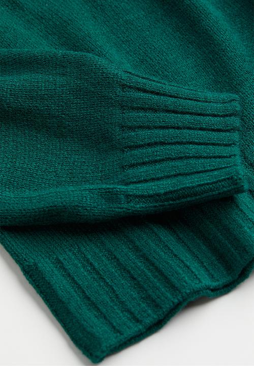 H&M - Jumper - dark green/atlanta