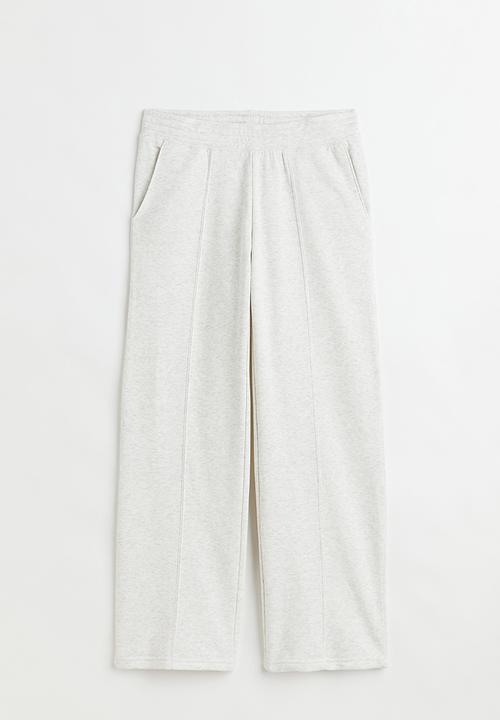 H&M - Straight joggers - light grey marl
