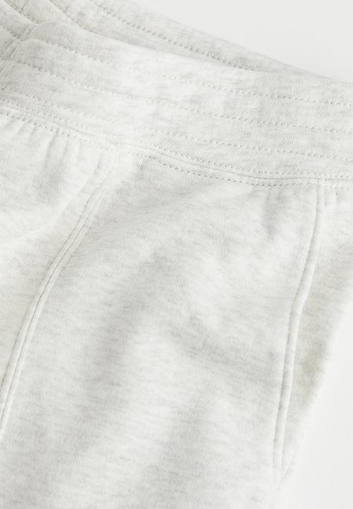 H&M - Straight joggers - light grey marl