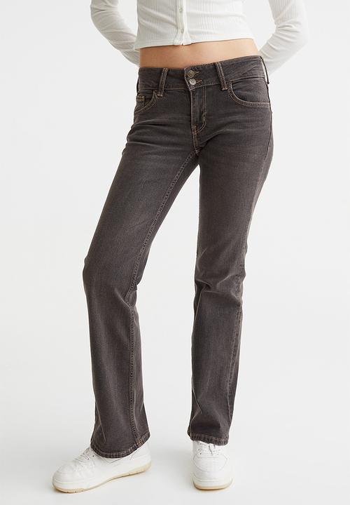 H&M - Flared low jeans - grey