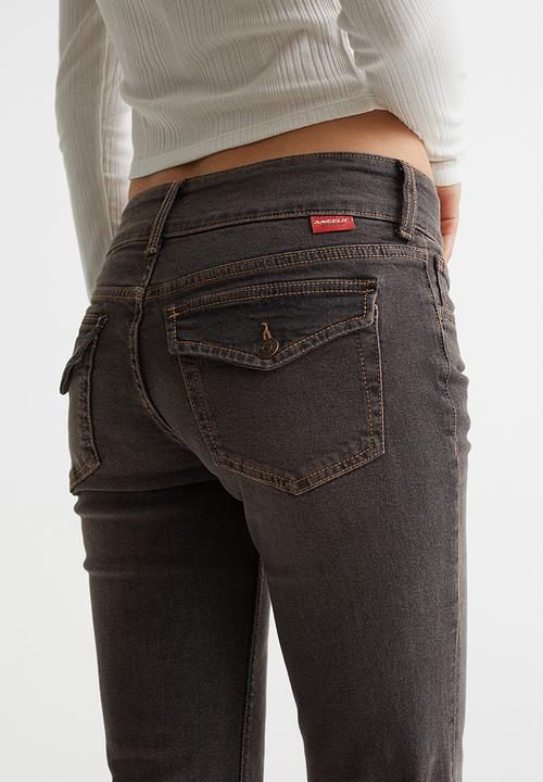 H&M - Flared low jeans - grey
