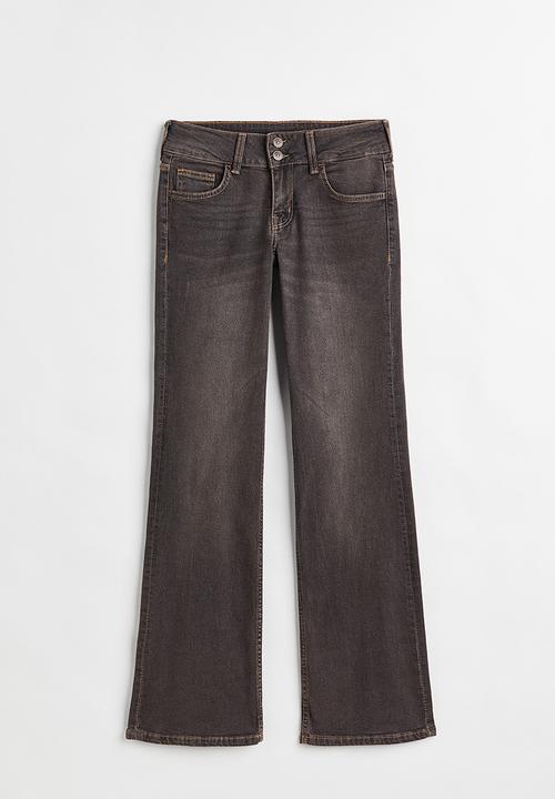 H&M - Flared low jeans - grey