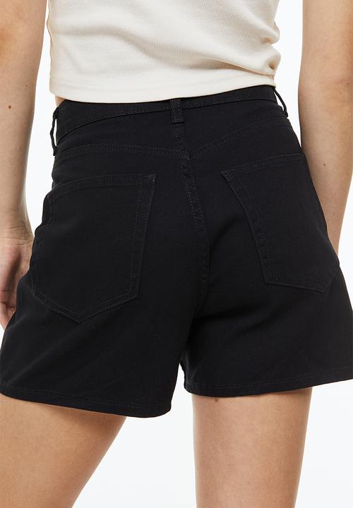 H&M - Twill shorts - black I