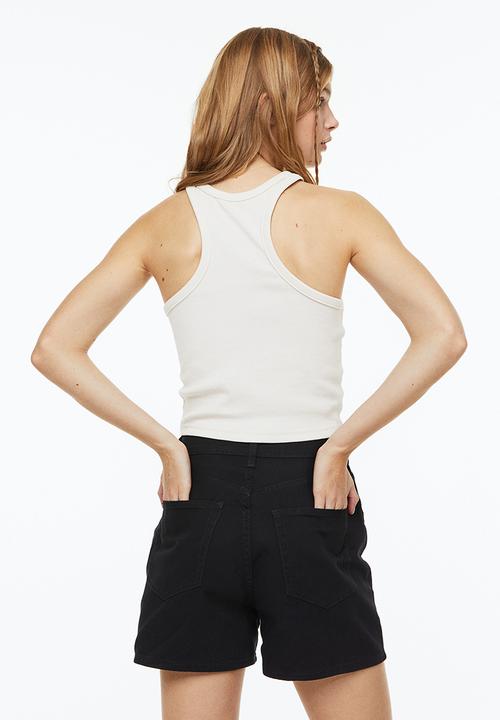 H&M - Twill shorts - black I