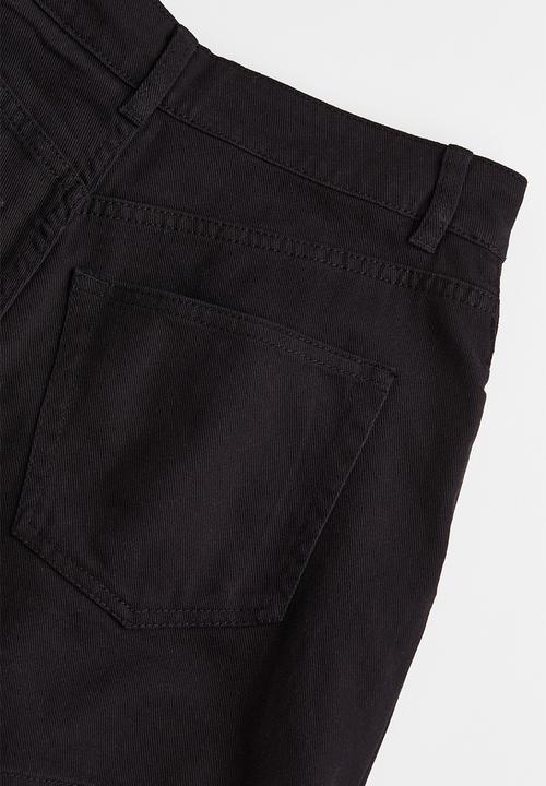 H&M - Twill shorts - black I
