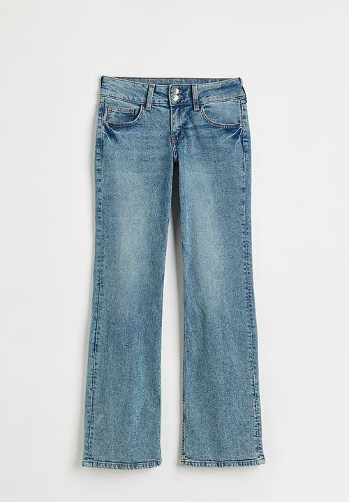 H&M - Flared low jeans - light denim blue