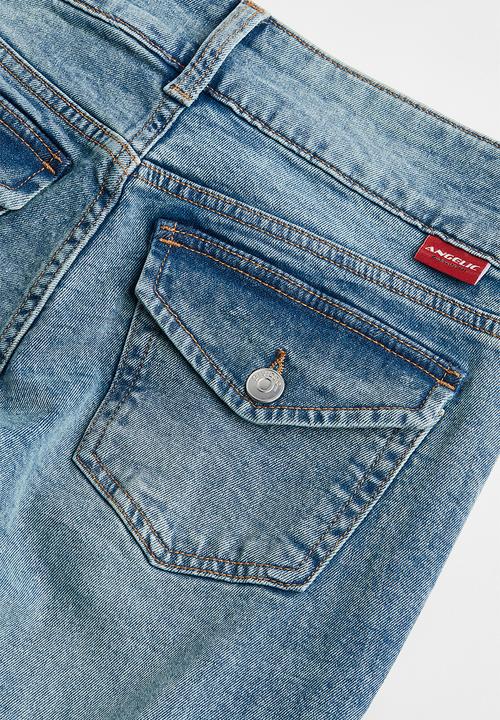 H&M - Flared low jeans - light denim blue