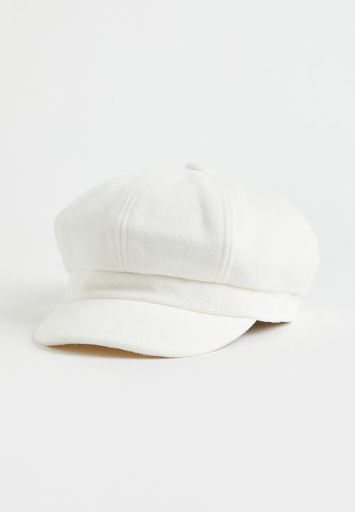 H&M - Baker boy cap - white