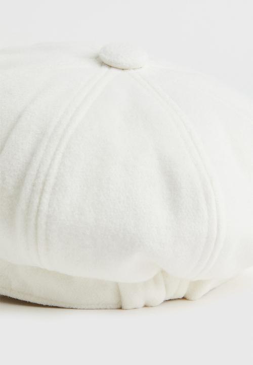 H&M - Baker boy cap - white