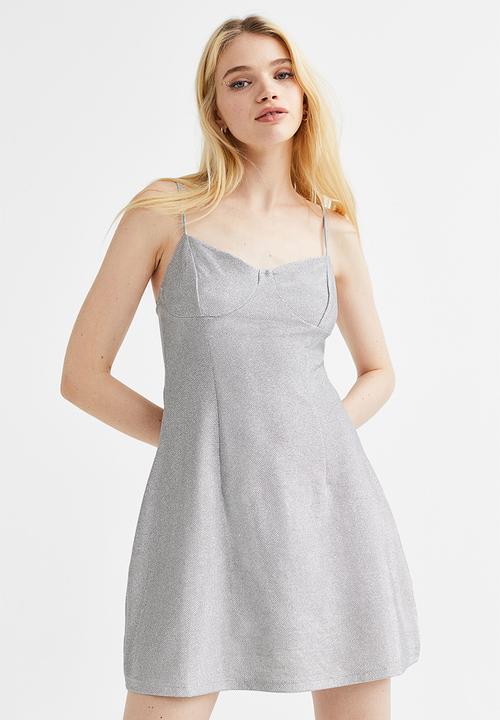 H&M - Sleeveless dress - silver-coloured