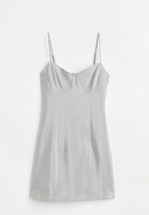 H&M - Sleeveless dress - silver-coloured