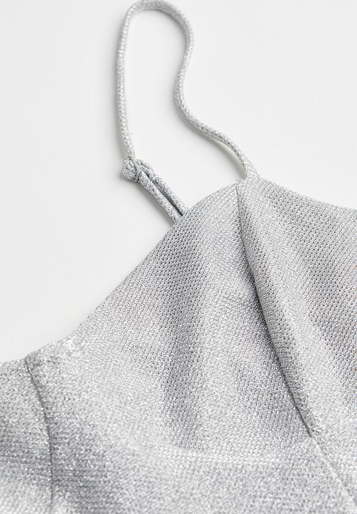 H&M - Sleeveless dress - silver-coloured