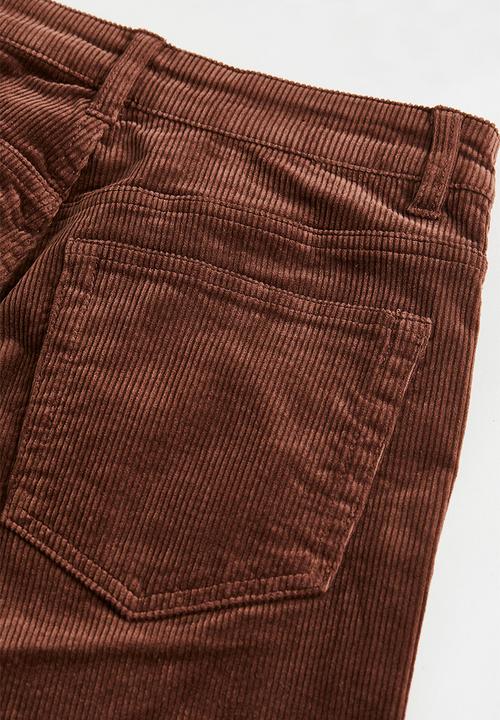 H&M - Corduroy trousers - dark brown