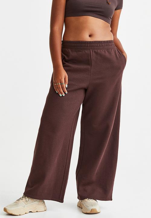 H&M - Wide joggers - dark brown