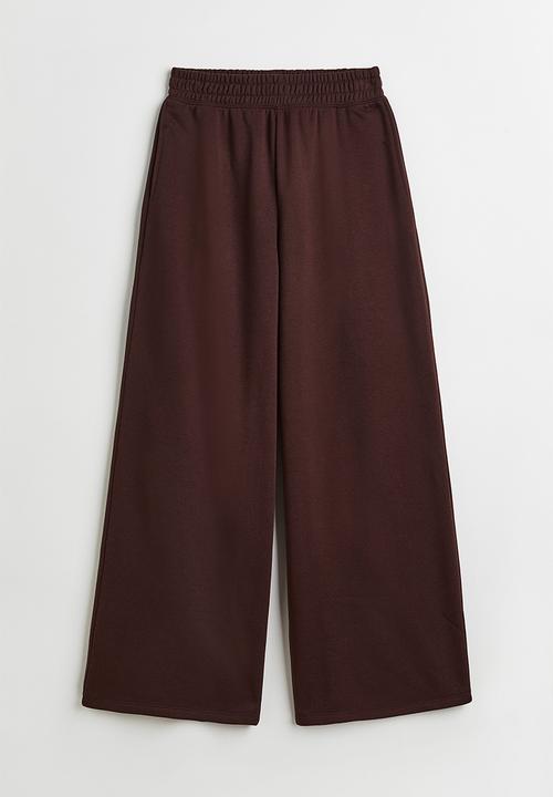 H&M - Wide joggers - dark brown