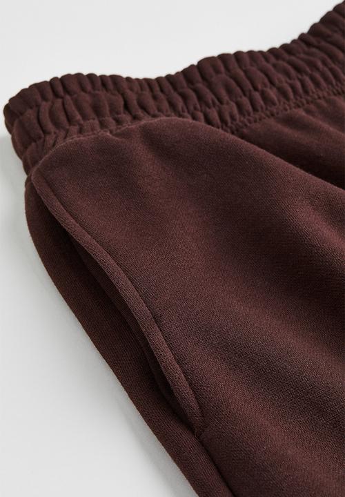 H&M - Wide joggers - dark brown