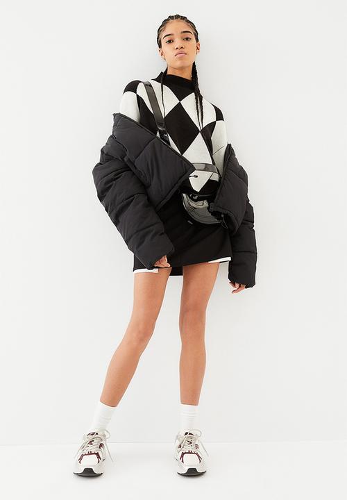 H&M - Jacquard-knit jumper - black/patterned