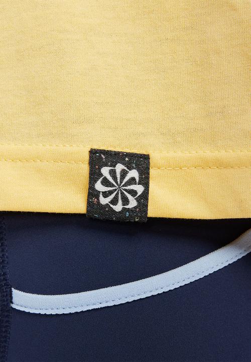 Nike - W nike dri-fit tee short sleeve trail - topaz gold