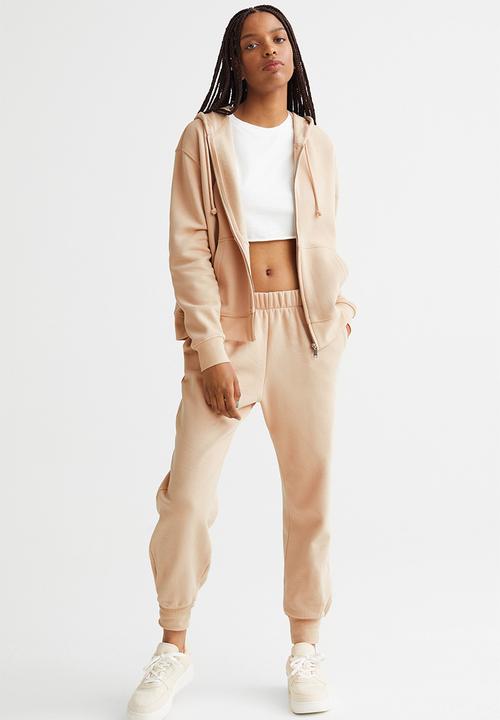 H&M - Zip-through hoodie - beige