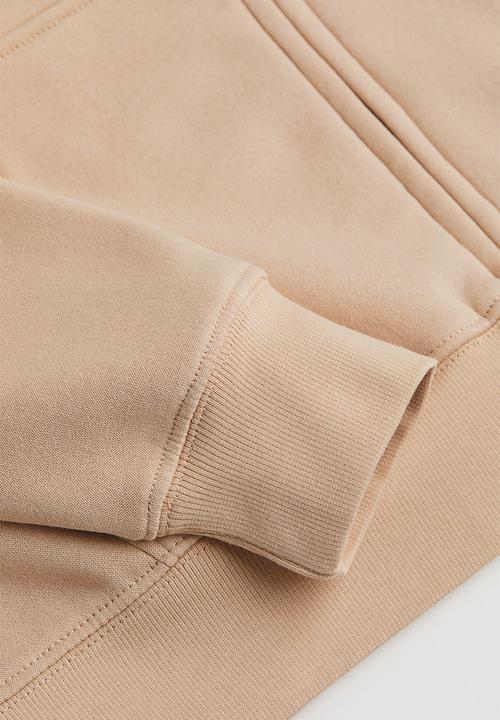 H&M - Zip-through hoodie - beige