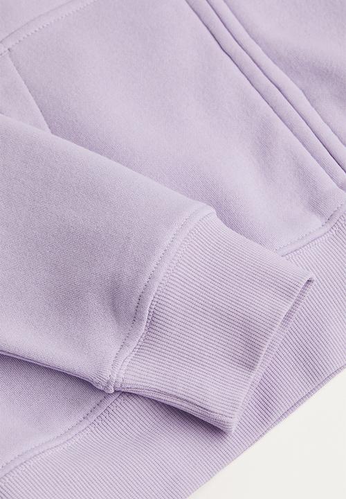 H&M - Zip-through hoodie - light purple
