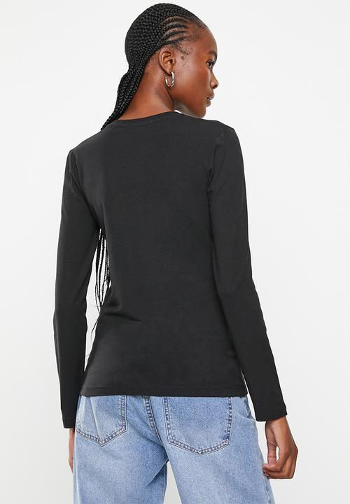 Calvin Klein - Monogram logo long sleeves - ck black