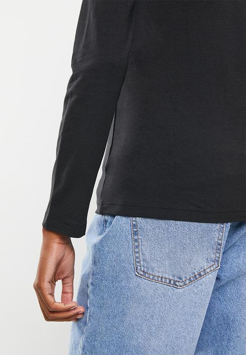 Calvin Klein - Monogram logo long sleeves - ck black