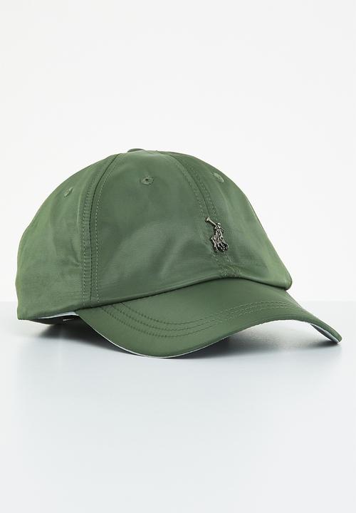 POLO - Mens 6 panel metal peak - olive