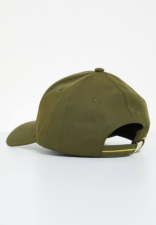POLO - 6 Panel matt polyester twill peak - olive 