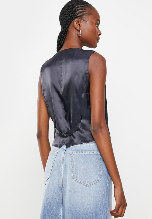 MANGO - Waistcoat newada - navy