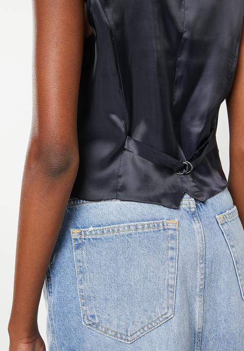 MANGO - Waistcoat newada - navy