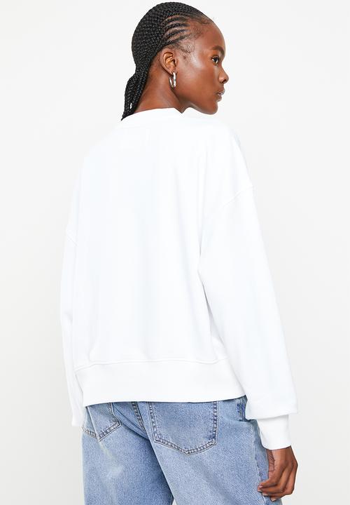 Calvin Klein - Shrunken institutional crew neck - bright white