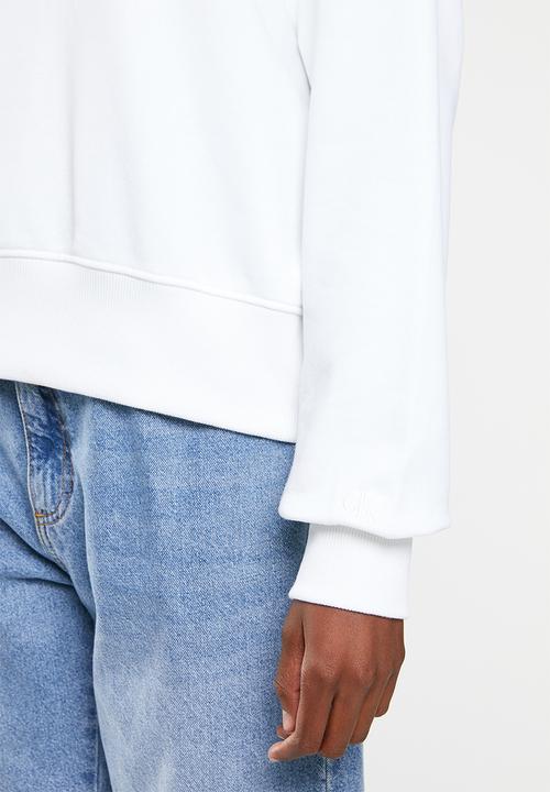 Calvin Klein - Shrunken institutional crew neck - bright white