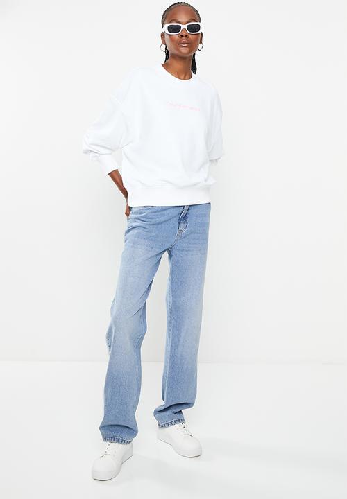 Calvin Klein - Shrunken institutional crew neck - bright white