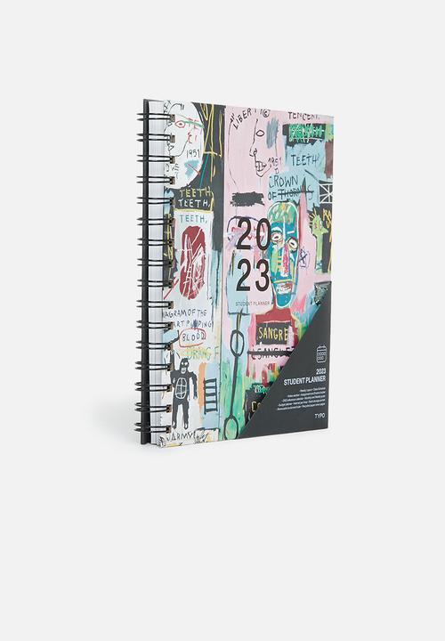Typo - student planner 2023 - lcn bsq basquiat multi