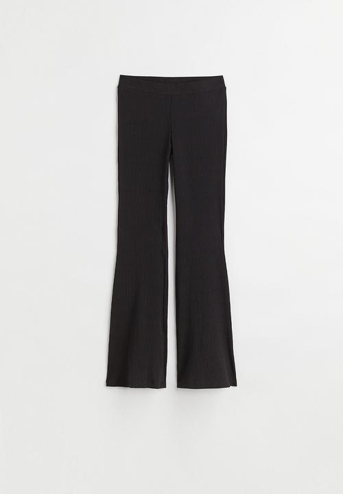H&M - Flared leggings - black