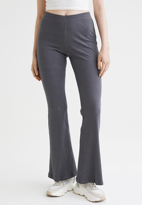 H&M - Flared leggings - dark grey