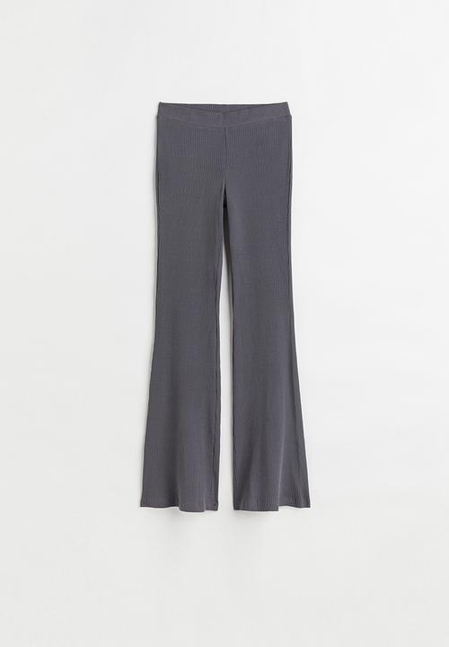 H&M - Flared leggings - dark grey
