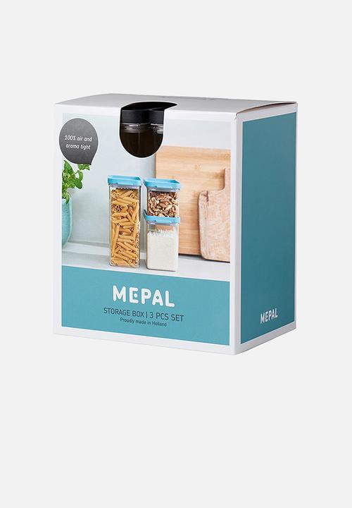 Mepal - Omnia storage box set of 3 - white