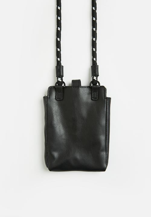 adidas Performance - Pu phone bag - black & white