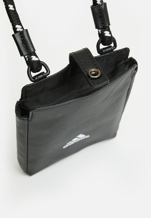adidas Performance - Pu phone bag - black & white