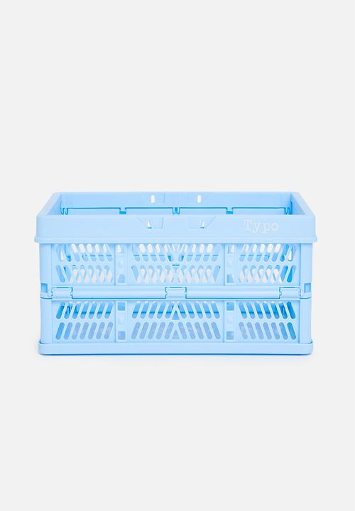 Typo - Small foldable storage - sky blue
