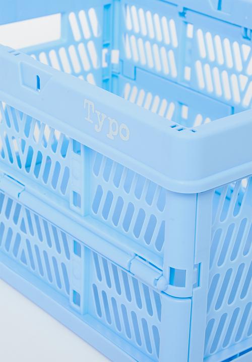Typo - Small foldable storage - sky blue
