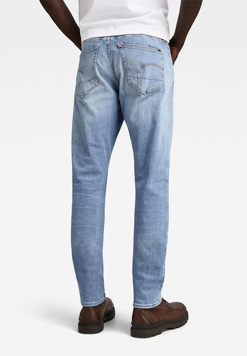 G-STAR - 3301 slim elto superstretch lt indigo aged