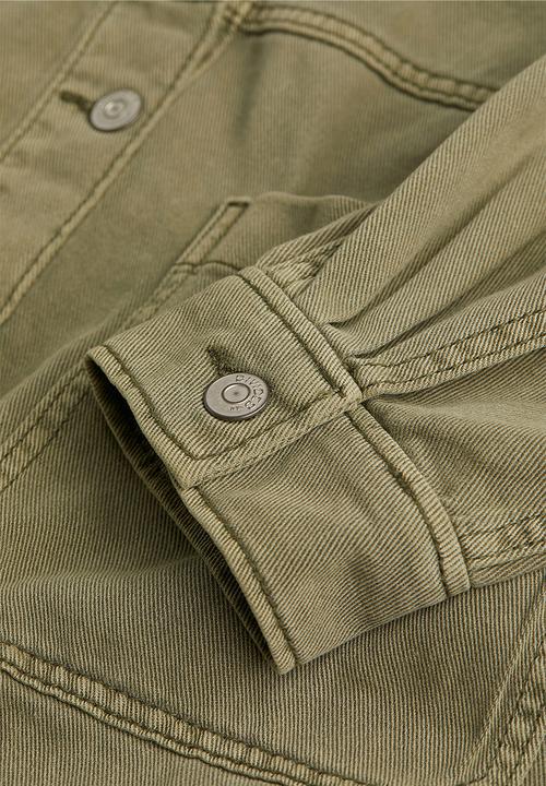 H&M - Twill utility jacket - khaki green