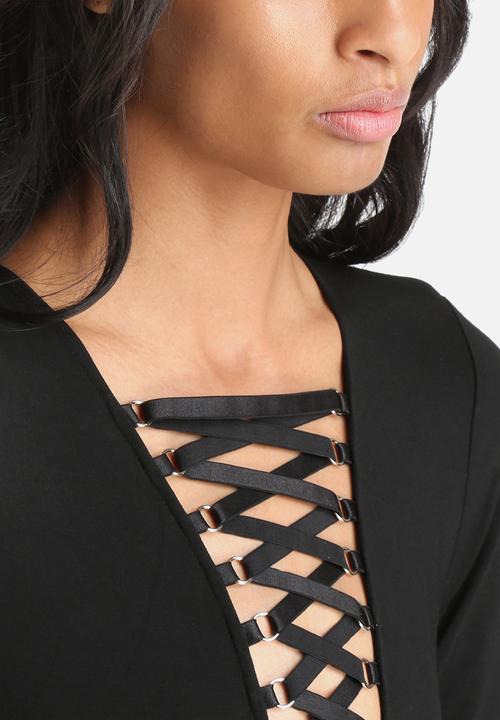 Bardot - Tie Front Bodysuit