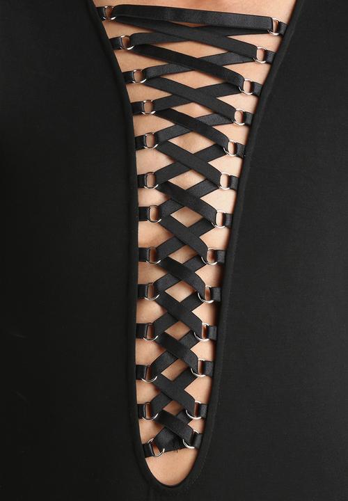 Bardot - Tie Front Bodysuit