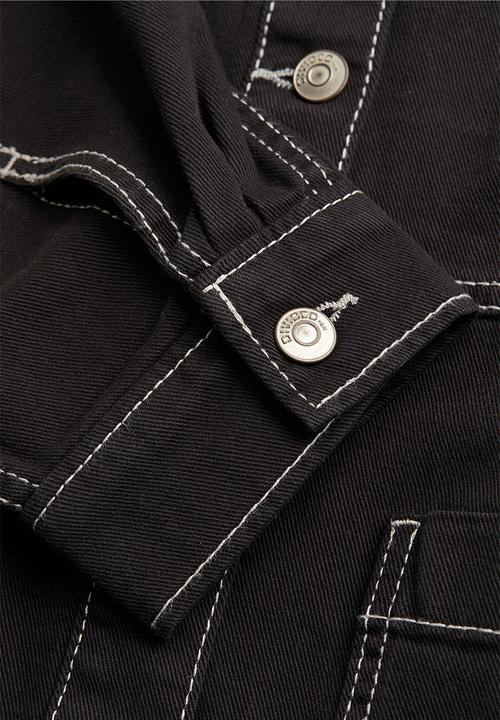 H&M - Twill utility jacket - black