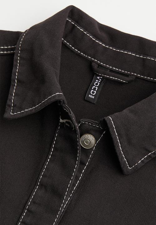 H&M - Twill utility jacket - black